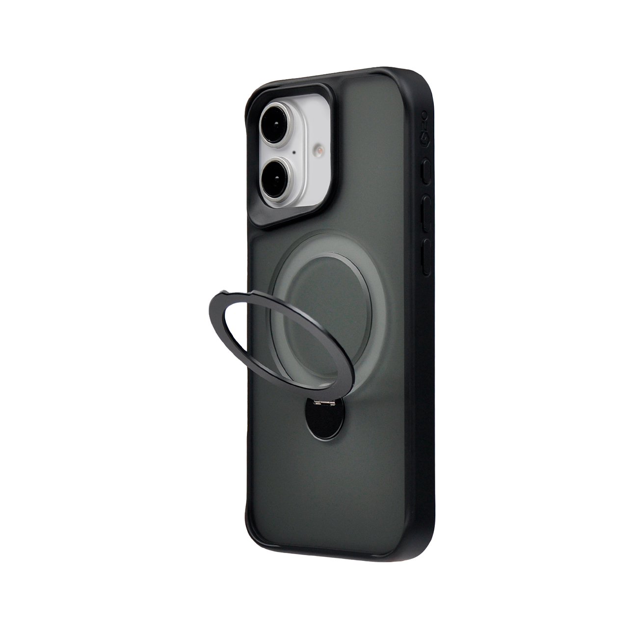 RUGGED 180 DEGREE MAGSAFE CASE BLACK - IPHONE 16 PLUS