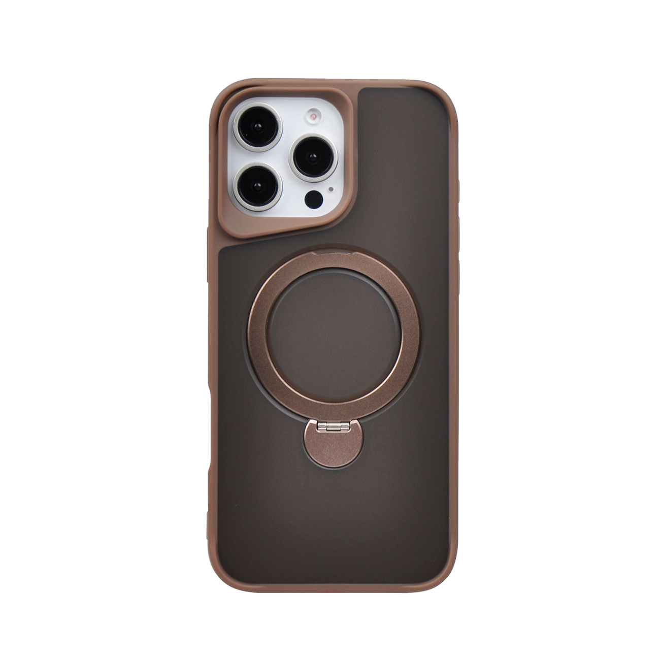 RUGGED 180 DEGREE MAGSAFE CASE BROWN - IPHONE 16 PRO