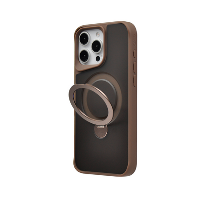 RUGGED 180 DEGREE MAGSAFE CASE BROWN - IPHONE 16 PRO